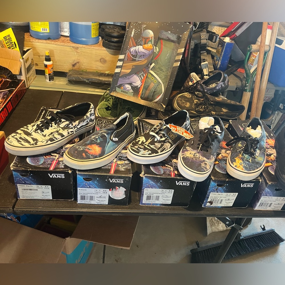 LE Star Wars VANS & SE ESB Boba Fett adidas bundle